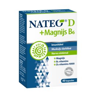 NATEO D 4000 SV + Магний B6 капсулы, 40 шт.