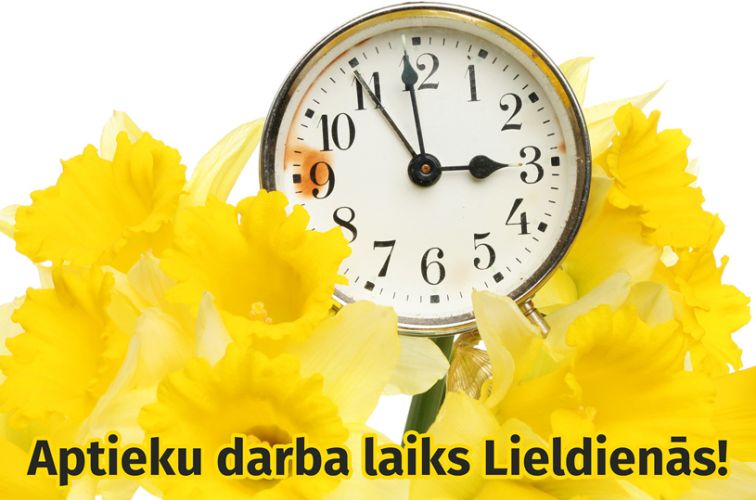 Aptieku darba laiki Lieldienās