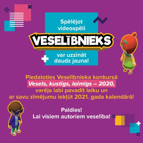 Noslēdzies "Veselībnieks" zīmējumu konkurss!