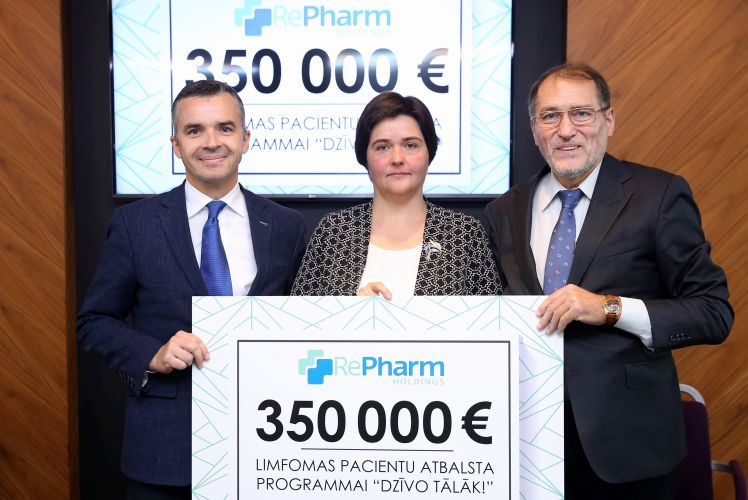 REPHARM atbalsta programma limfomas pacientiem