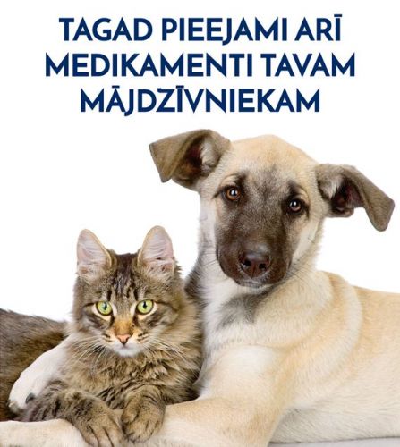 Tagad pieejami arī medikamenti tavam mājdzīvniekam