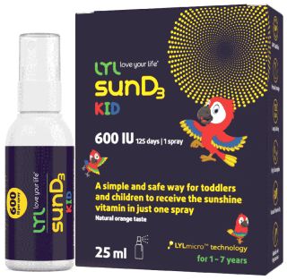 LYL sunD3 KID 600 SV спрей, 25 мл
