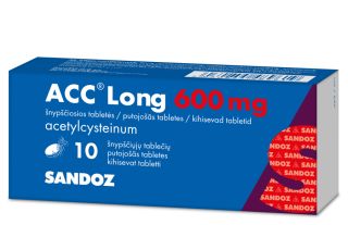 ACC LONG 600 mg шипучие таблетки, 10 шт.