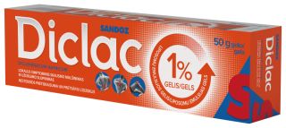 DICLAC 1% gels, 50 g
