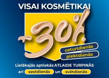 Kosmētikas dienas Mēness aptiekā arī 2026. gadā!