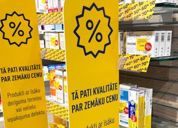 Tā pati kvalitāte par zemāku cenu!