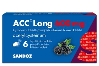 ACC LONG 600 мг шипучие таблетки, 6 шт.