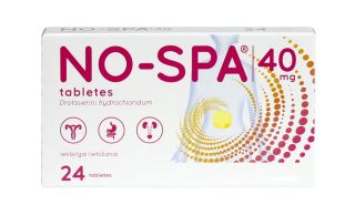 NO-SPA 40 mg tabletes, 24 gab.