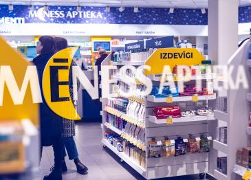  Moderna „Mēness aptieka” atvērta tirdzniecības centrā „Sāga”