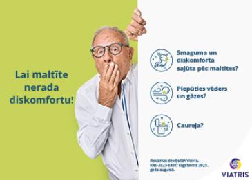 Pankreatīns MINIMIKROSFĒRĀS – palīgs barības sagremošanai!
