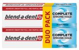 BLEND-A-DENT Complete Strong Hold, Fresh Flavor (1+1) fiksējošs krēms zobu protēzēm, 47 g