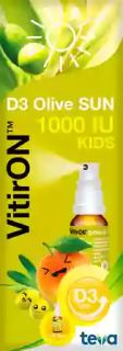 VITIRON D3 Olive Sun 1000 IU Kids спрей, 10 мл