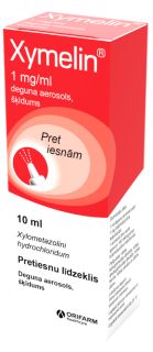 XYMELIN 1 mg/ml deguna aerosols, 10 ml