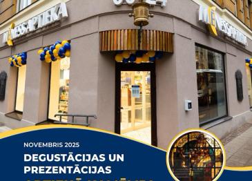 Degustācijas un prezentācijas aptiekā "Kamēlija" novembrī un decembrī