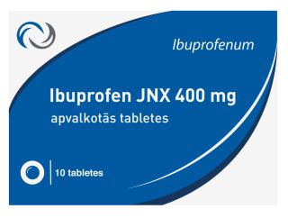 IBUPROFEN JNX 400 mg apvalkotās tabletes, 10 gab.