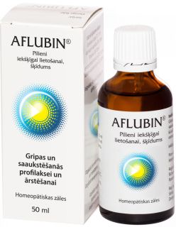 AFLUBIN pilieni iekšķīgai lietošanai, šķīdums, 50 ml