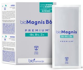 Biomagnis B6 premium +B6, B12, cinks