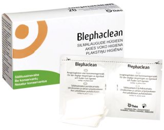 Blephaclean sterilas salvetes, N20