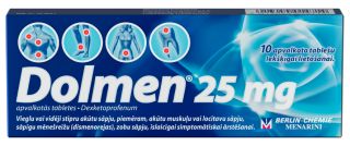 DOLMEN 25 mg таблетки в оболочке, 10 шт.
