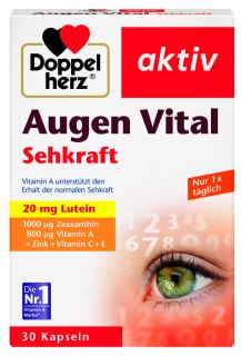 DOPPELHERZ Aktiv Augen Vital капсулы, 30 шт.