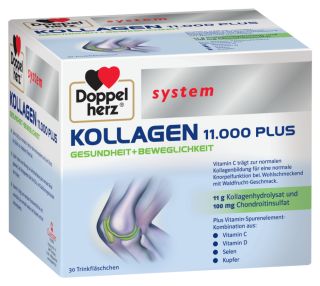 DOPPELHERZ System Kollagen 11.000 Plus коллаген, 30 шт.