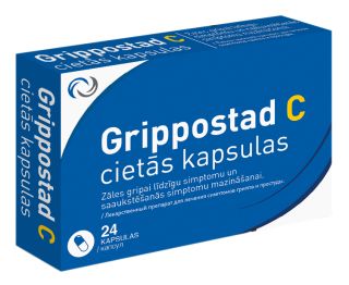 JONAX Grippostad C cietās kapsulas, 24 gab.