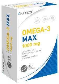 JONAX Omega-3 MAX 1000 мг капсулы, 60 шт.