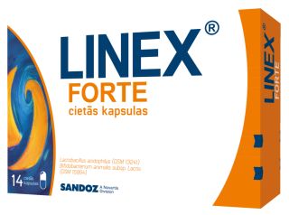 LINEX Forte cietās kapsulas, 14 gab.