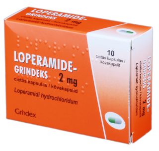 LOPERAMIDE 2 mg kapsulas, 10 gab.