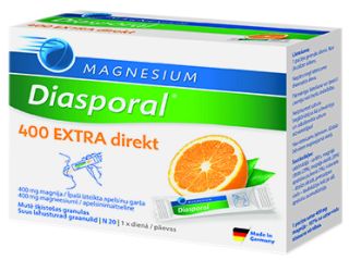 MAGNESIUM Diasporal 400 Extra Direkt пакетики, 20 шт.