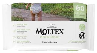MOLTEX Eco Pure & Nature влажные салфетки, 60 шт.
