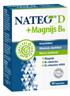 NATEO D 4000 SV + Магний B6 капсулы, 40 шт.