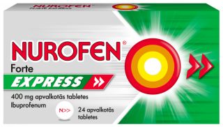 NUROFEN FORTE EXPRESS 400 mg tabletes, 24 gab.
