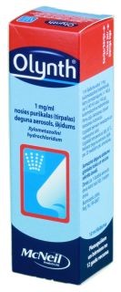 OLYNTH Olynth deguna aerosols 1mg/ml 10ml deguna aerosols, 10 ml