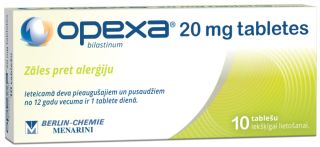 OPEXA 20 мг таблетки, 10 шт.