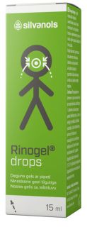 Rinogel Drops ar pipeti, 15ml