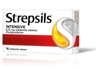 STREPSILS Intensive 8,75 mg sūkājamās tabletes, 16 gab.