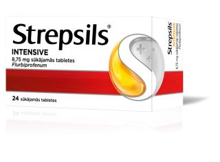 STREPSILS Intensive 8,75 mg tabletes, 24 gab.