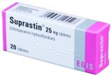 SUPRASTIN 25 mg tabletes, 20 gab.