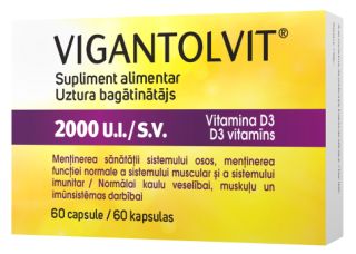 VIGANTOLVIT 2000SV D3 капсулы, 60 шт.