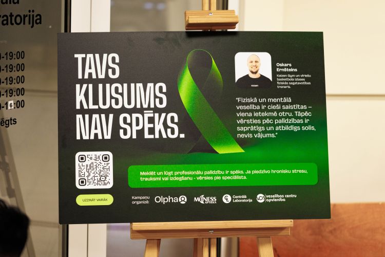 “Tavs klusums nav spēks” – kampaņa aicina runāt par vīriešu mentālo veselību