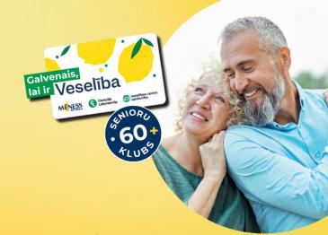 Sākas Veselības senioru kluba semināru cikls “Vesels seniors – drošs, aktīvs un informēts!”