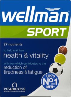 WELLMAN Sport tabletes, 30 gab.