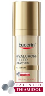 EUCERIN Hyaluron-Filler + Elasticity 3D Nobriedušai Sejas Ādai serums, 30 ml