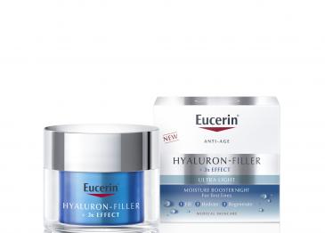 Jaunums no Eucerin! Eucerin Hyaluron-Filler intensīvi mitrinošs nakts gēlkrēms